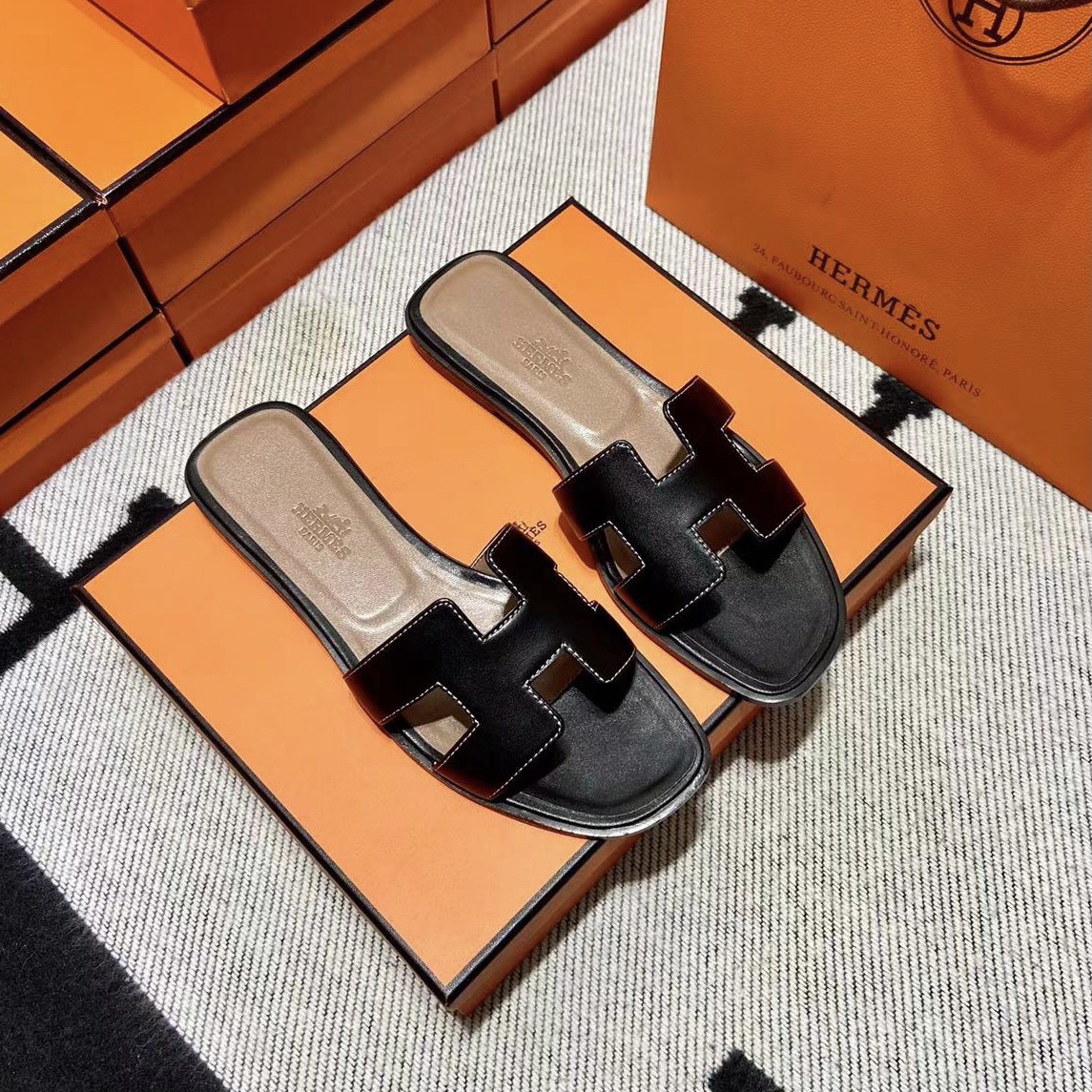 에르메스 올수공 오란 슬리퍼 샌들 스위프트 43